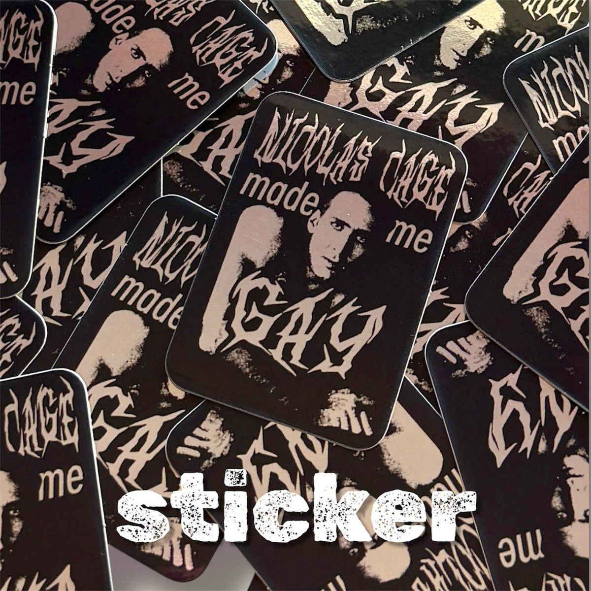 Nicolas Cage Made Me Gay Mini Zine