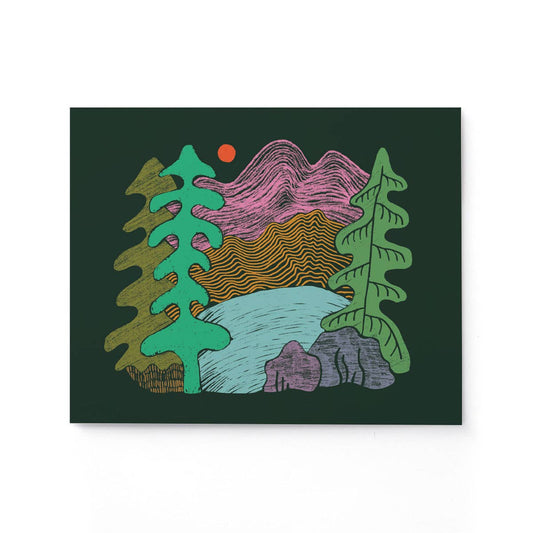 Hidden Lake print