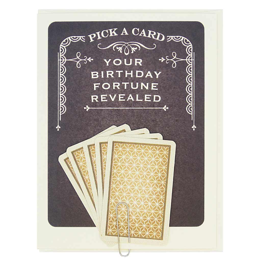Birthday Fortune card