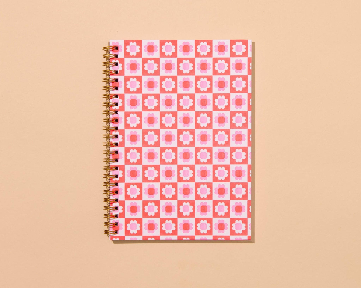 Quilt Floral Spiral Notebook