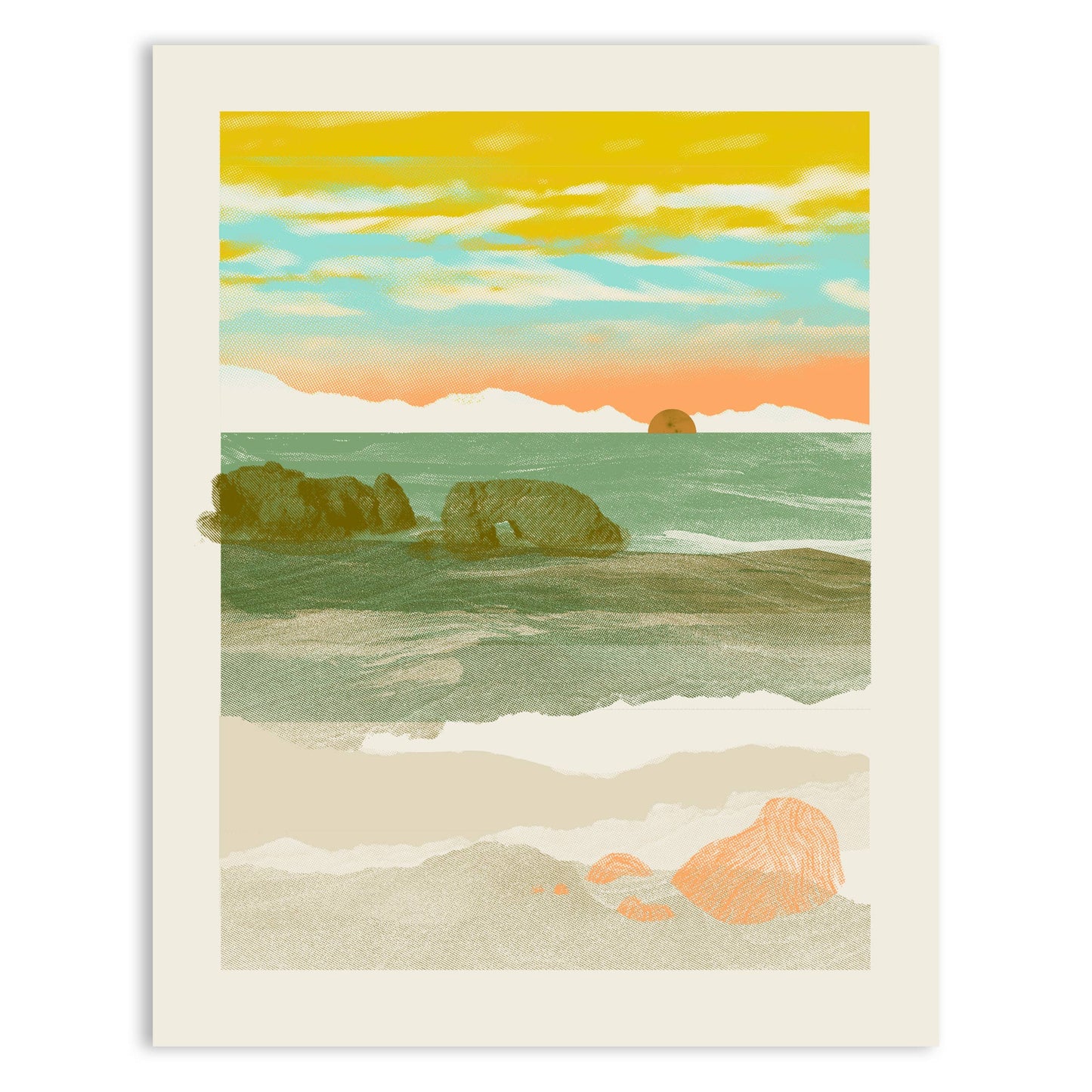 Seascape Collage print