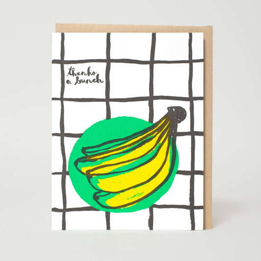 Banana Thank You Card