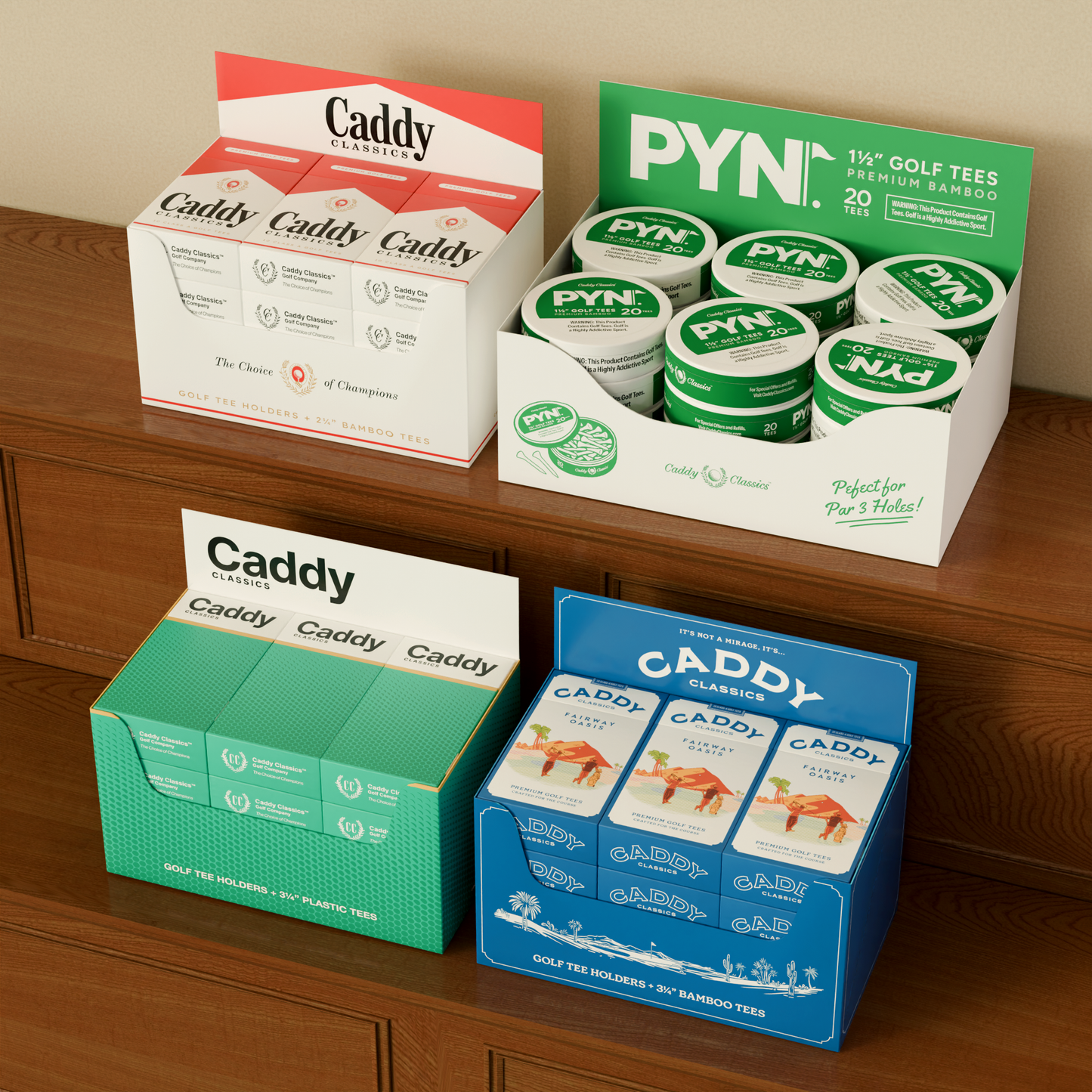 Caddy Classics Reusable Golf Tee Holder