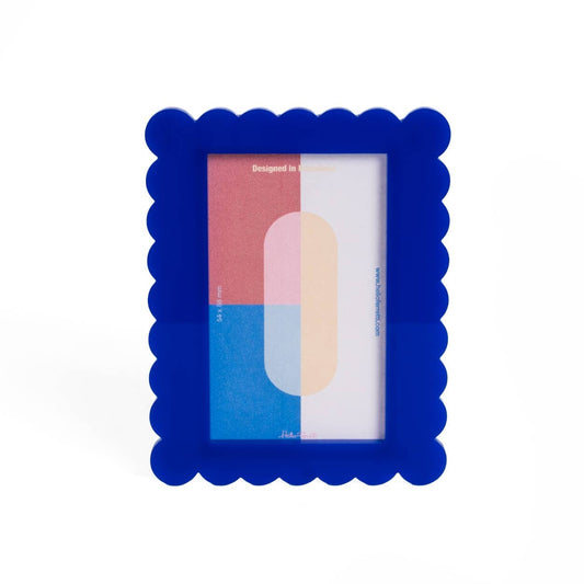 Blue Mini Waves Photo Frame