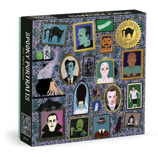 Spooky Portraits Foil Puzzle