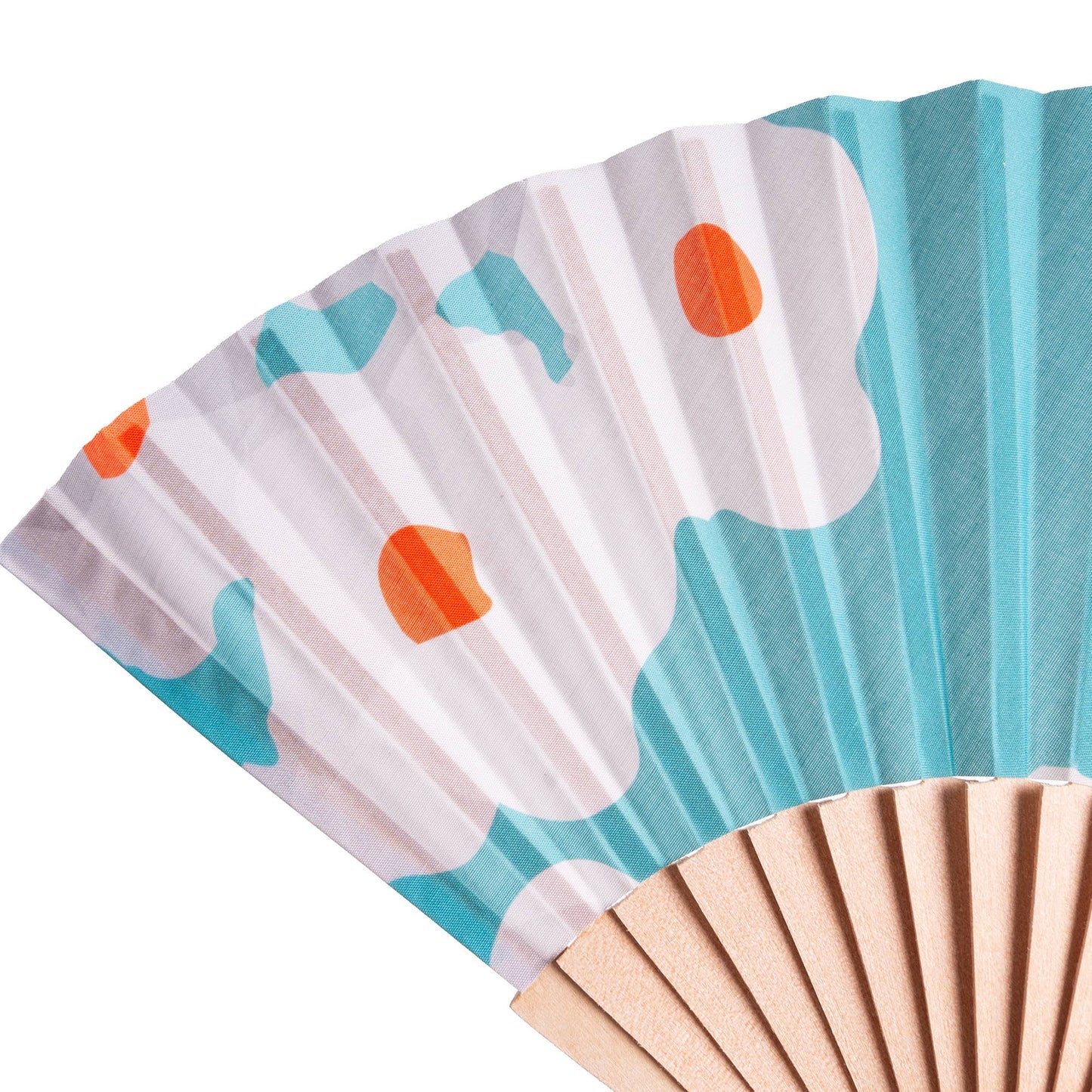 Floral Green Fan