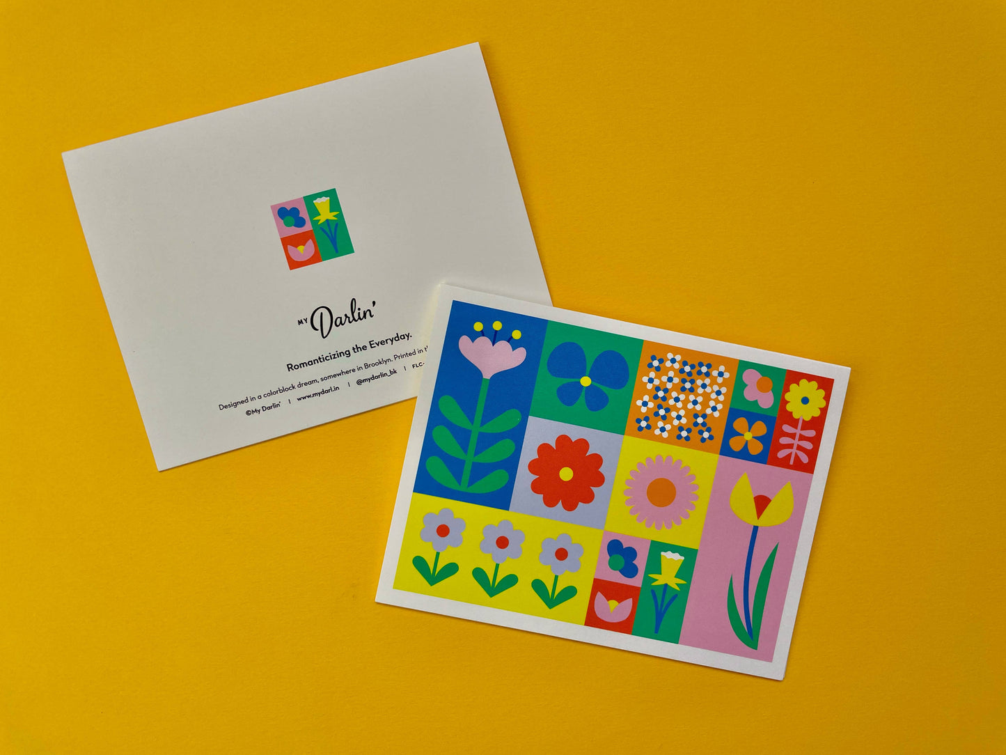 Colorblock Boxed Cards