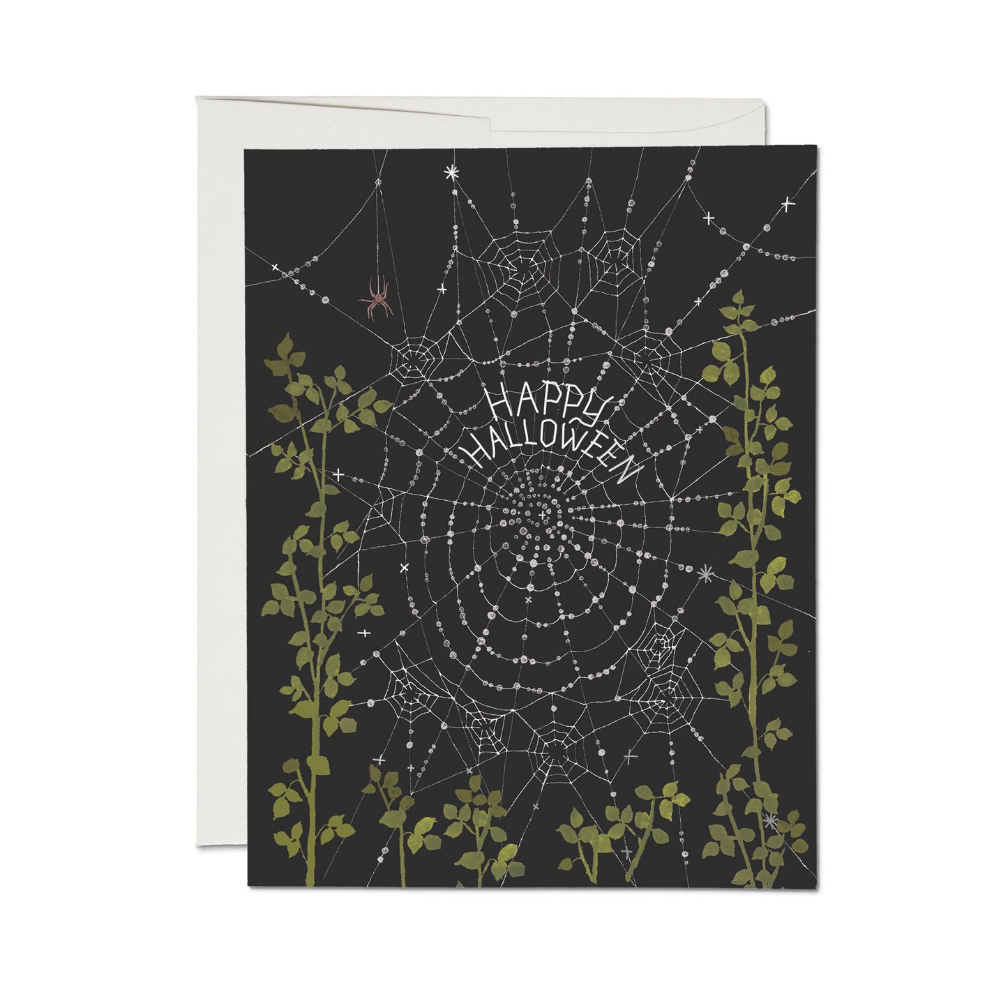 Spider Web Halloween card