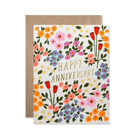 Anniversary Summer Garden card