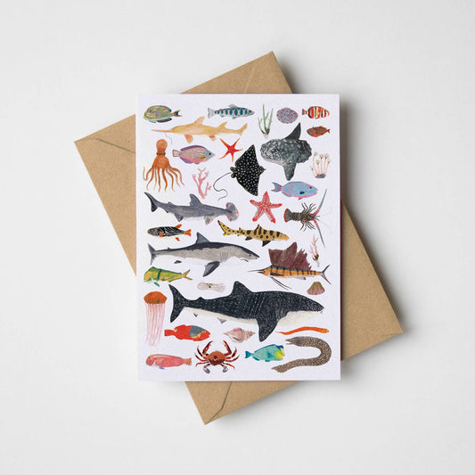 Sea Life Greeting Card