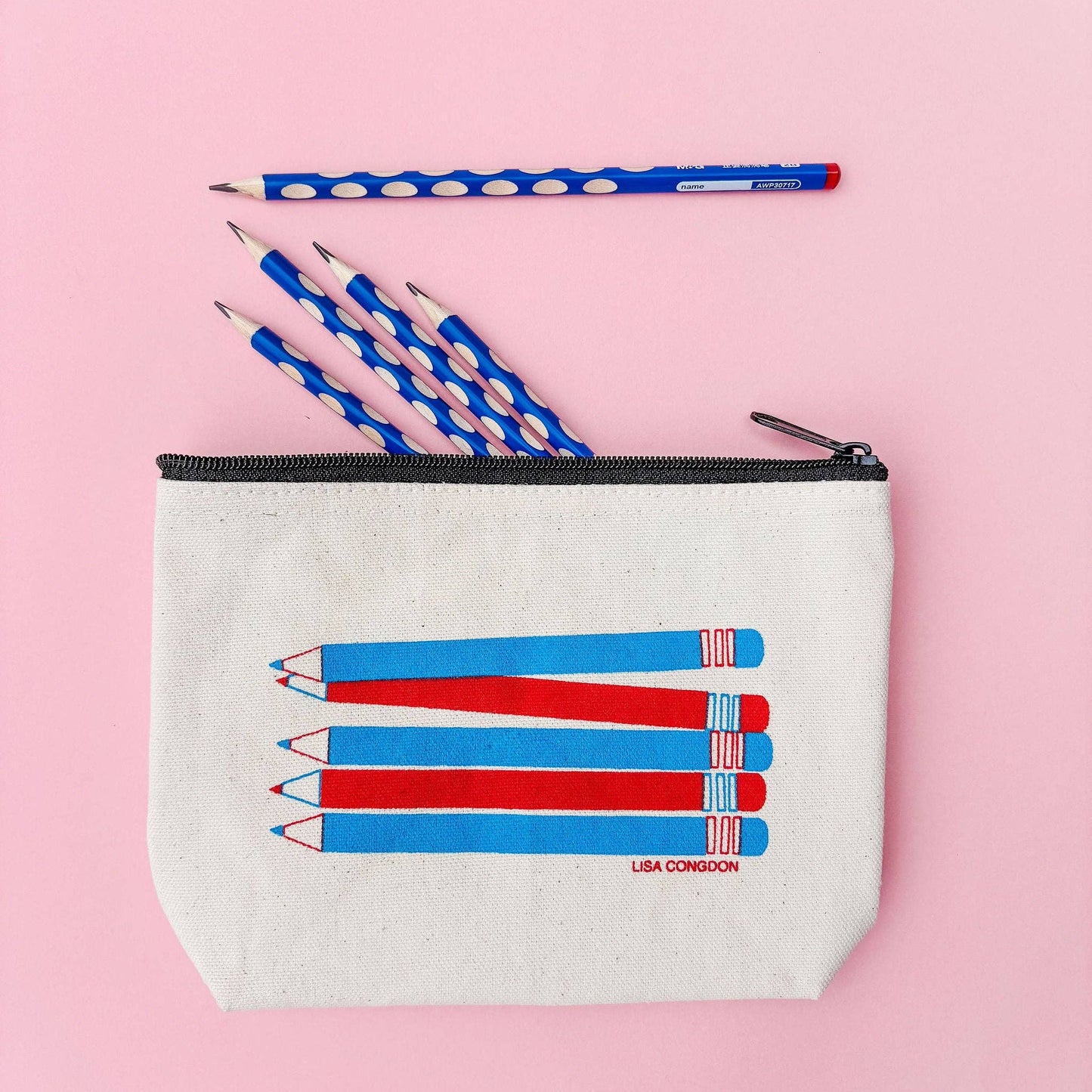 Canvas Pencil Pouch