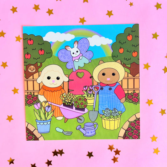 Garden Party Critter Print