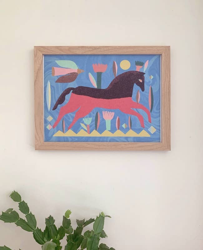 Red Horse print