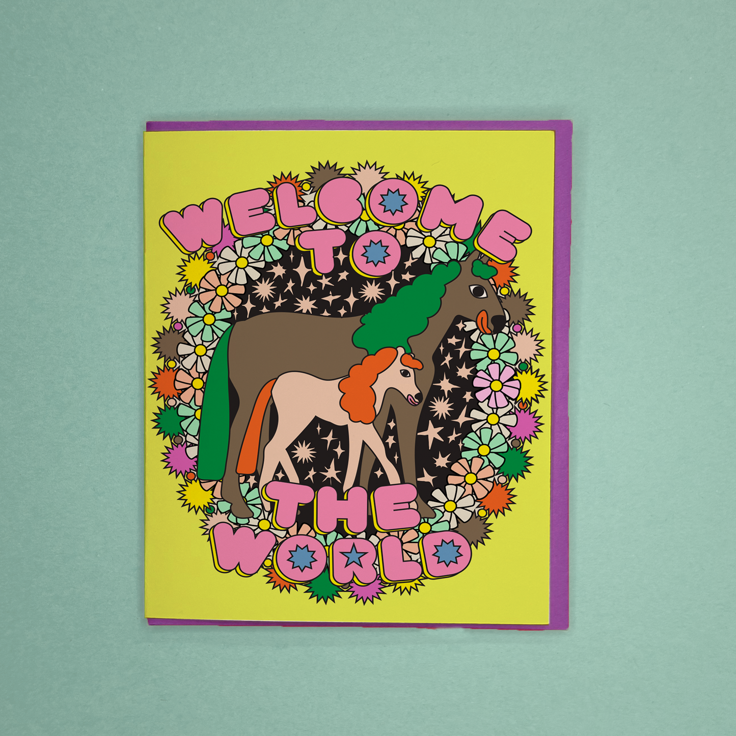 Welcome to the World card - Baby card