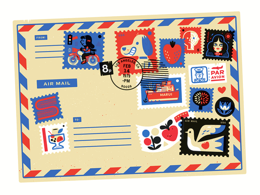 First Class Letter print