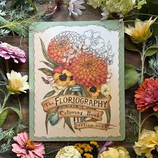 Floriography Coloring Book