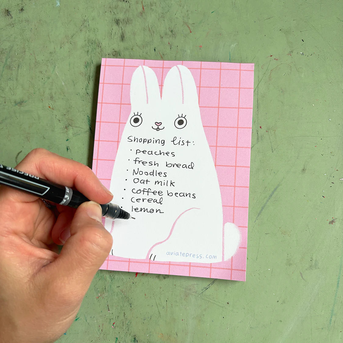 Fluffy Bunny Notepad