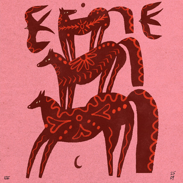 Folk Horse Trio print