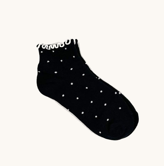 Frill Dot Socks