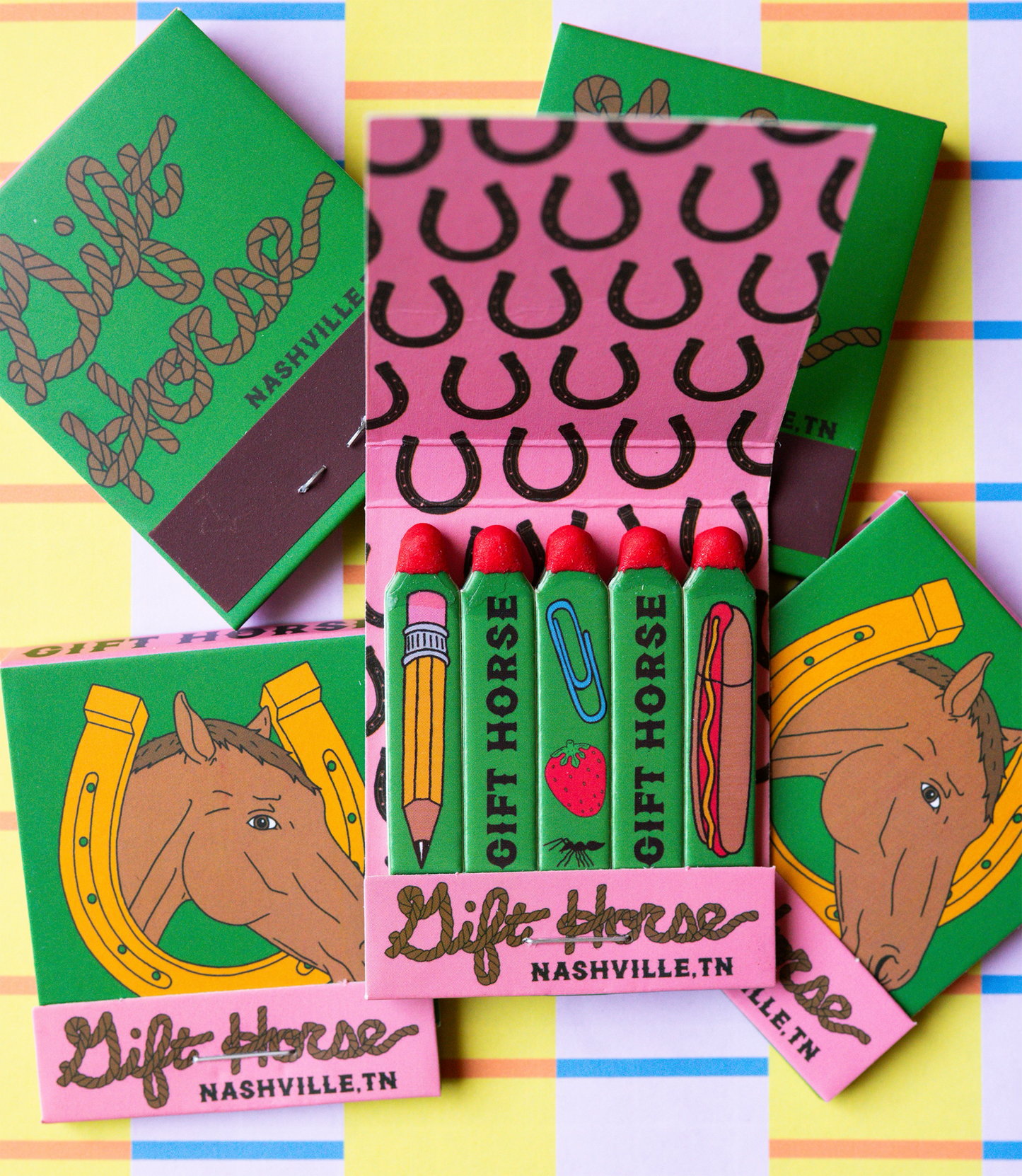 Gift Horse 10th Birthday Commemorative Matchbook