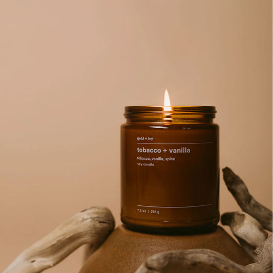 Tobacco + Vanilla Soy Candle