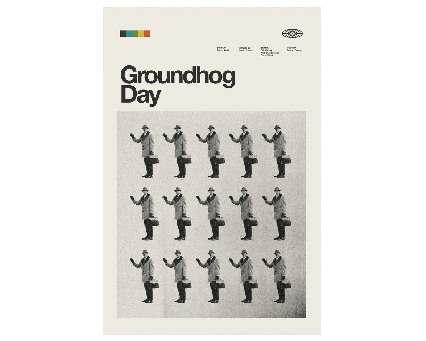 Groundhog Day 12x18"