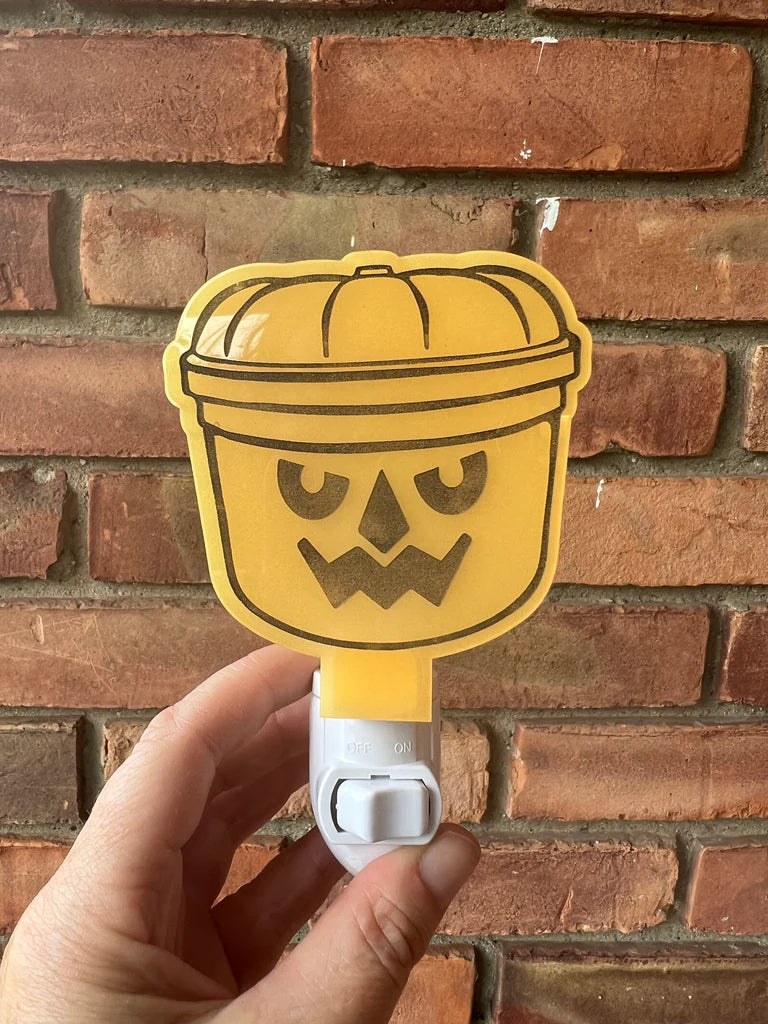 Halloween Boo Bucket Acrylic Night Light