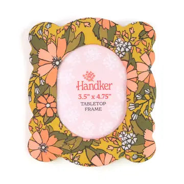 Daisy Fabric Desktop Picture Frame