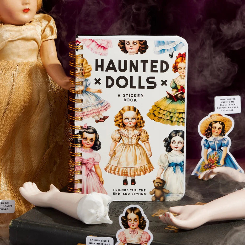 Haunted Dolls Sticker Book