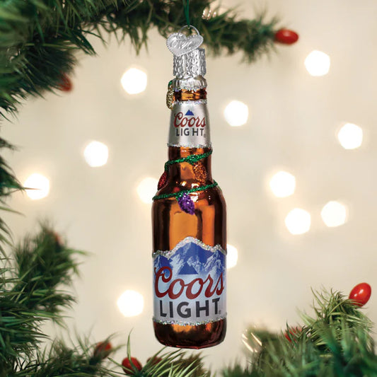 Coors Lite Bottle Ornament