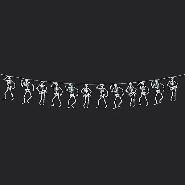 Holographic Skeleton Banner