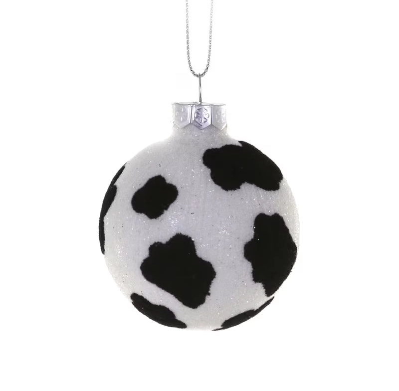 Cow Print Ornament
