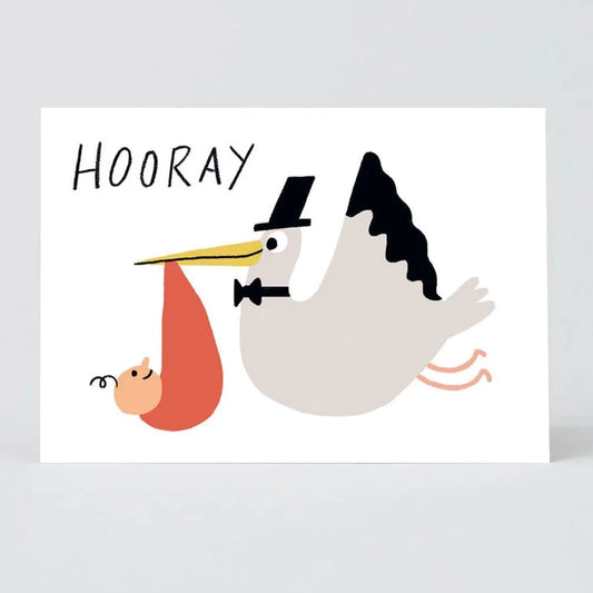 Hooray Stork card