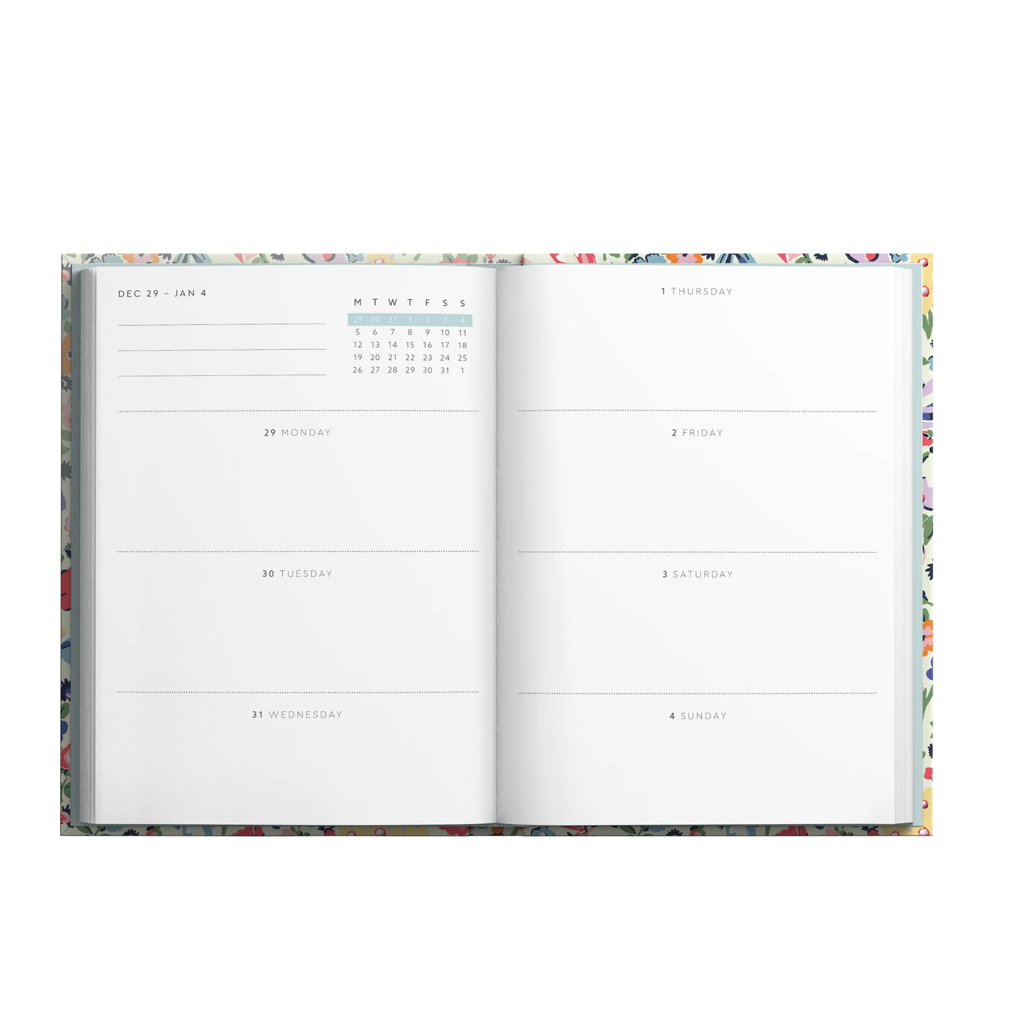 2026 Floral Ditsy Planner