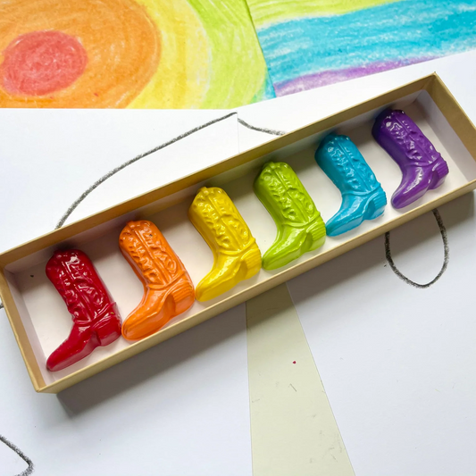 Cowboy Boot Crayons