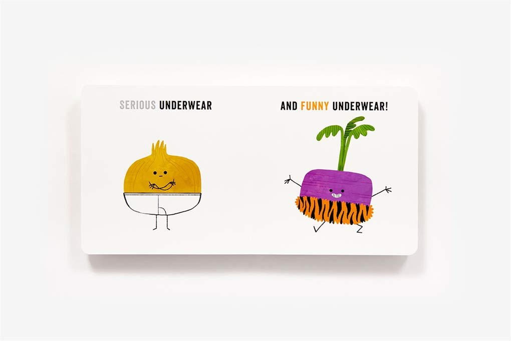 Vegetables in Underwear board book