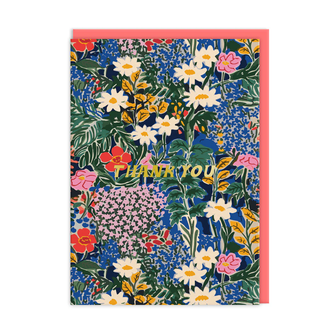Painted Botanicals Thank You Boxed Cards