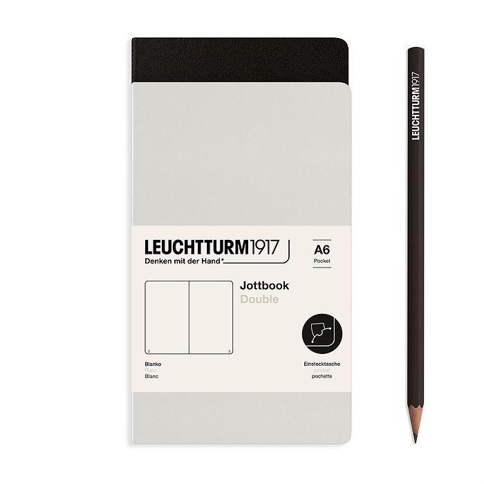 Leuchtturm Medium Double Jottbook: Plain Pages