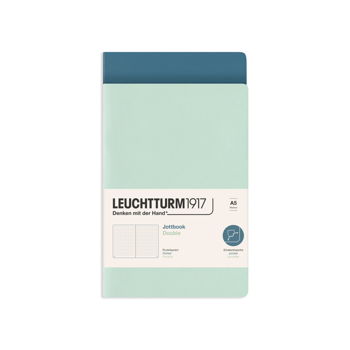 Leuchtturm Medium Double Jottbook: Dotted