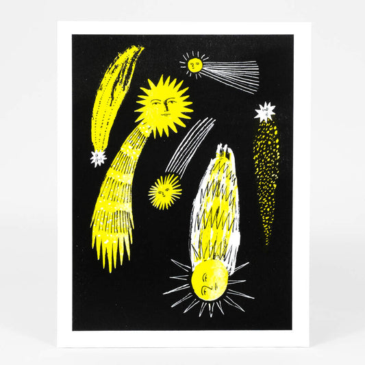 Comets Riso Print