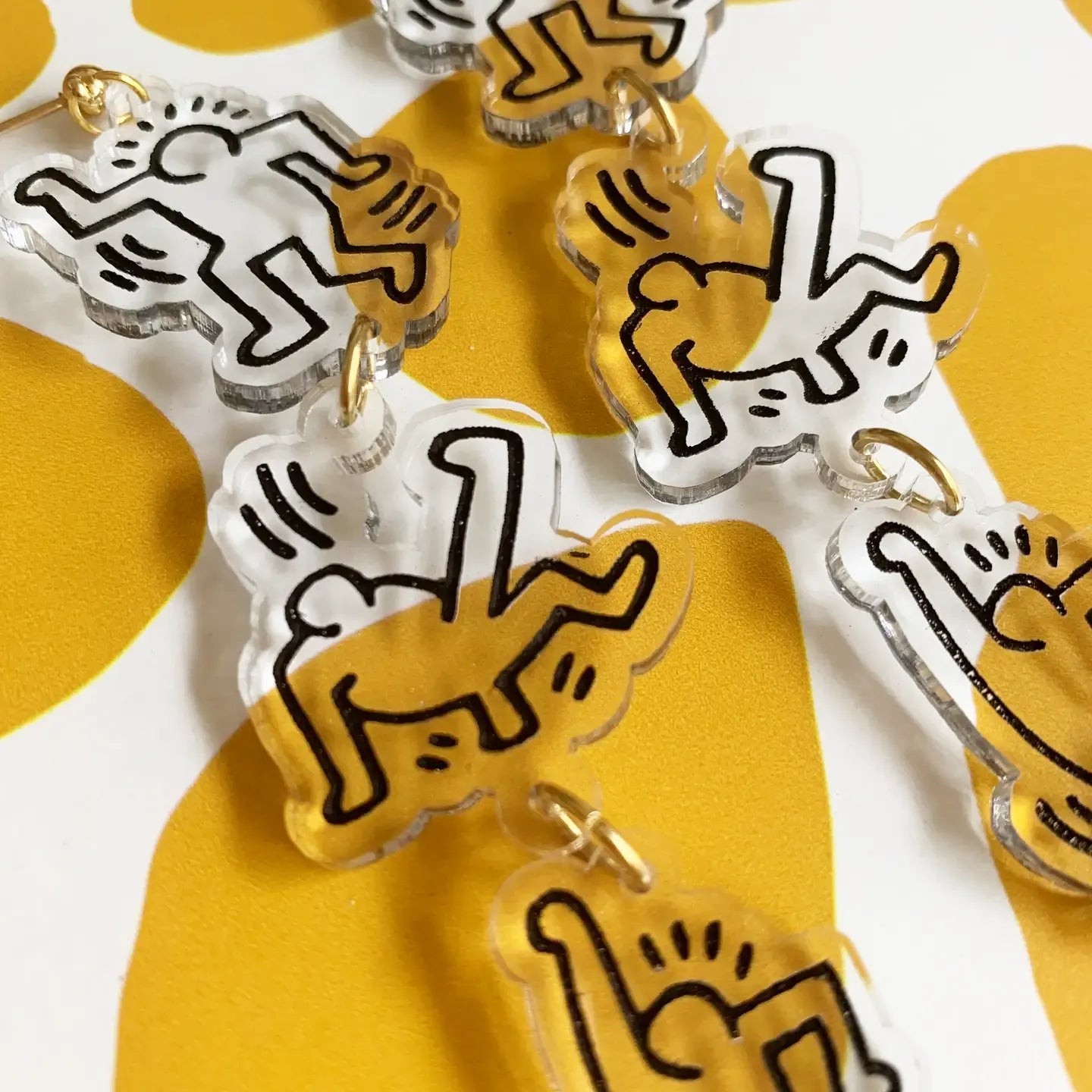 Keith Haring Earrings 