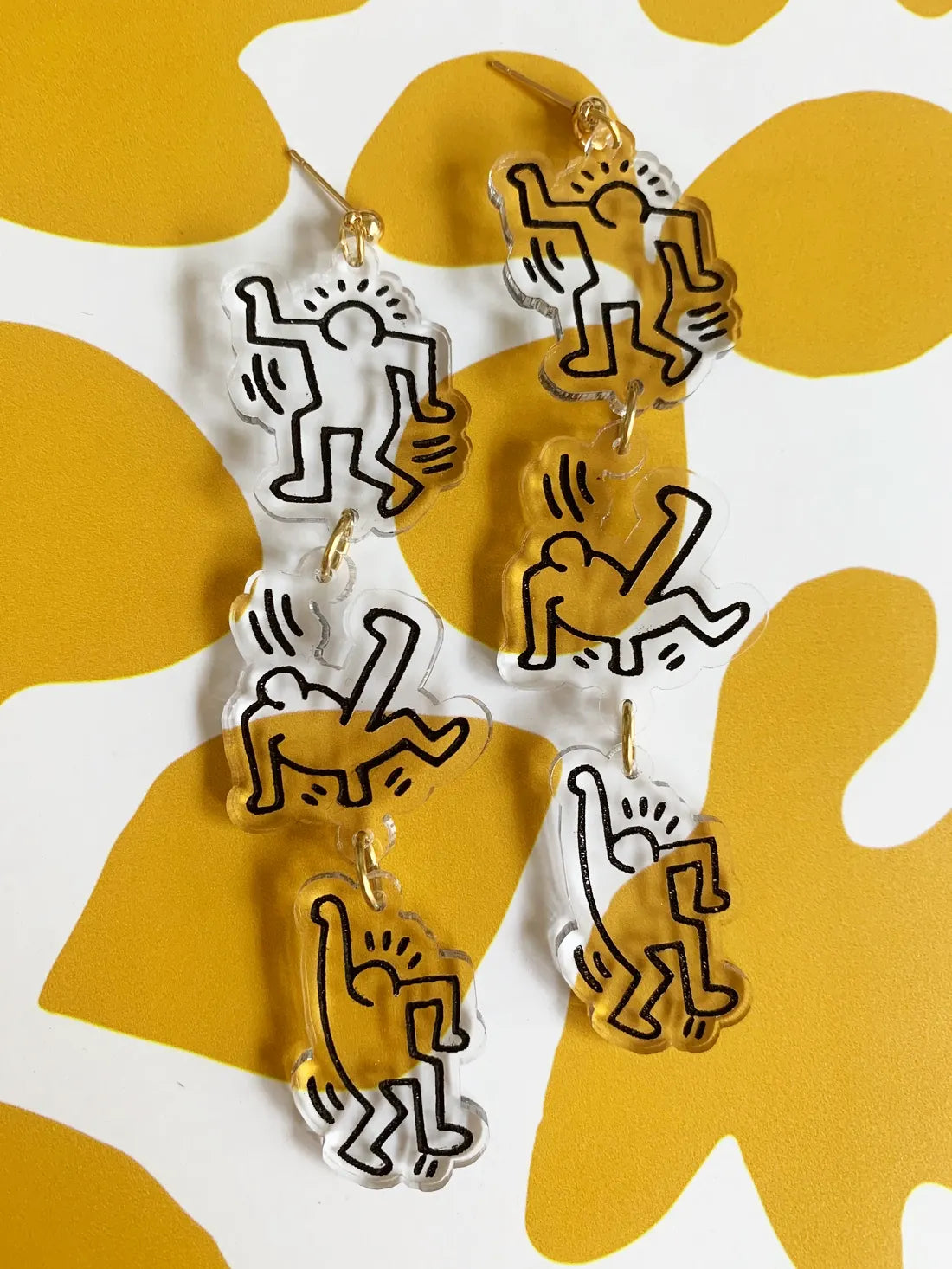 Keith Haring Earrings 