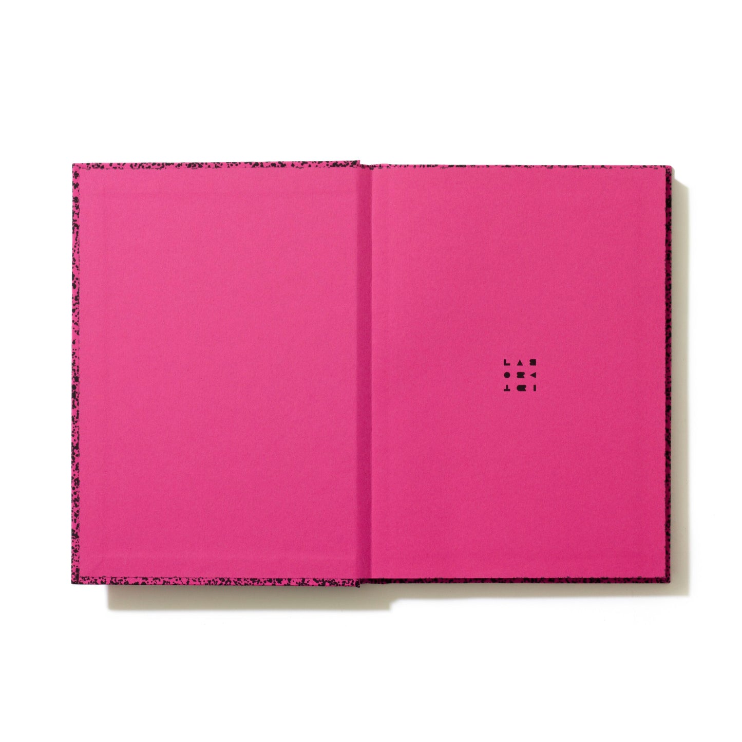 Spray Splash Fuschia Hardcover Notebook