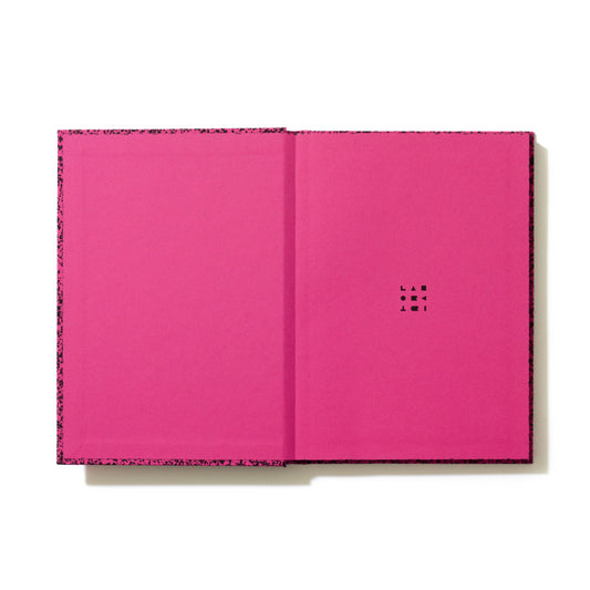 Spray Splash Fuschia Hardcover Notebook