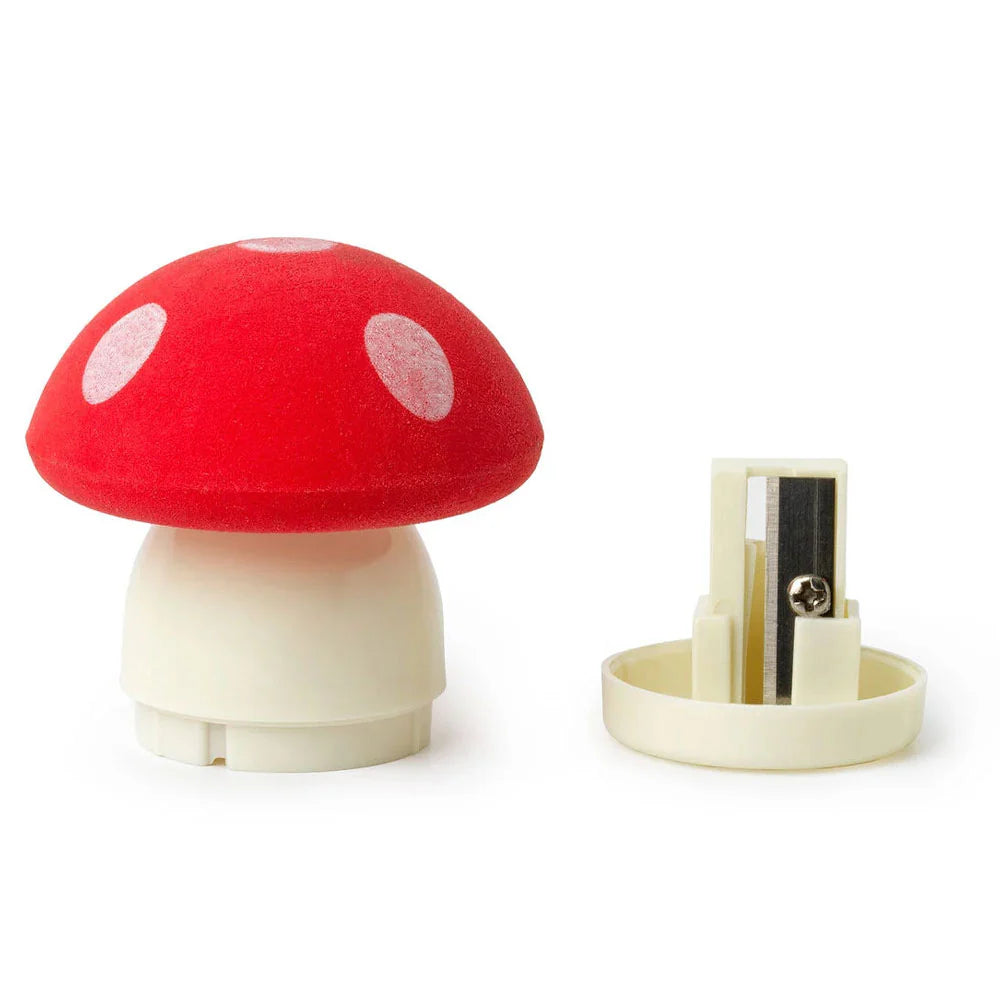 Magic Mushroom Eraser + Sharpener