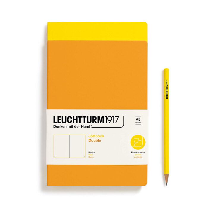 Leuchtturm Medium Double Jottbook: Plain