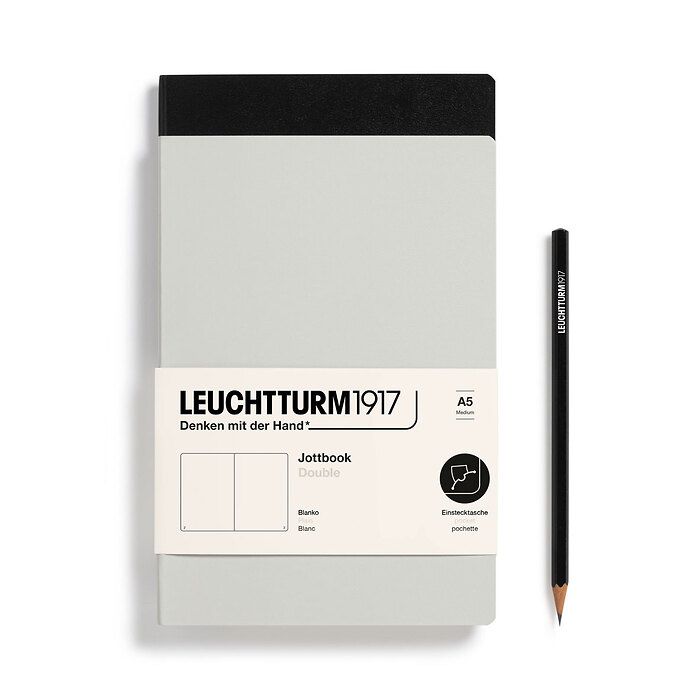 Leuchtturm Medium Double Jottbook: Plain