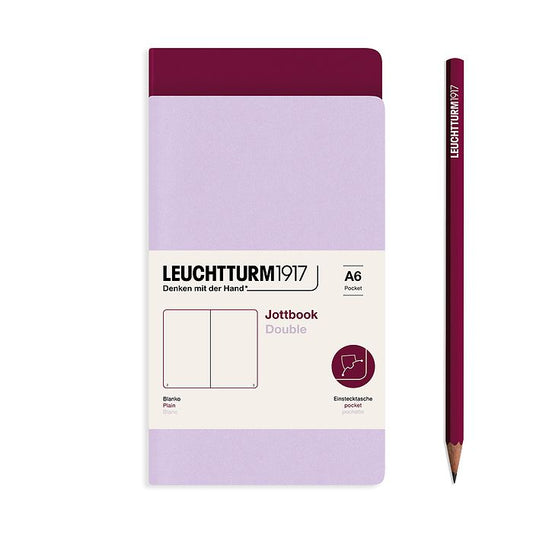 Leuchtturm Pocket Double Jottbook: Plain
