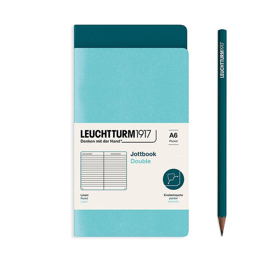 Leuchtturm Pocket Double Jottbook: Ruled