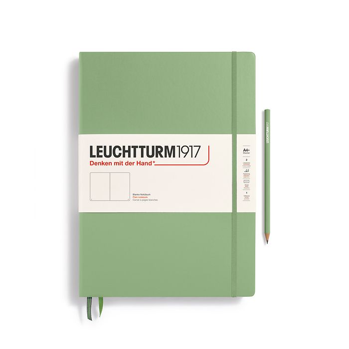 Leuchtturm A4+ Master Hardcover Notebook: Plain Pages